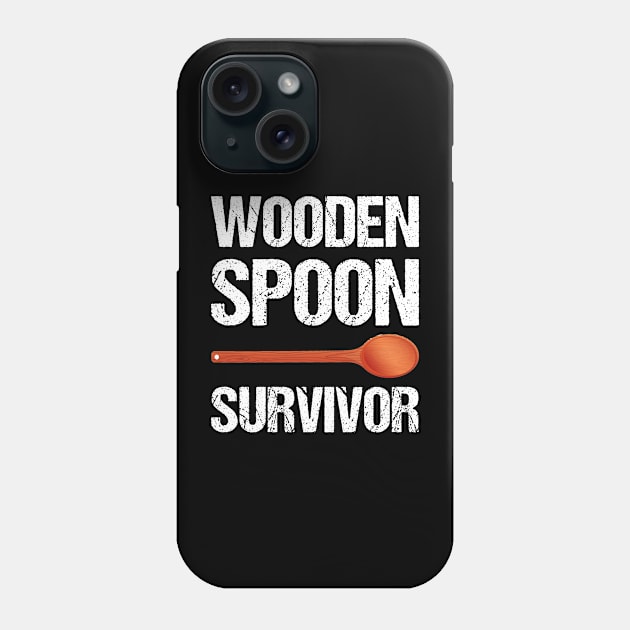 Vintage Wooden Spoon Survivor Phone Case by Taki