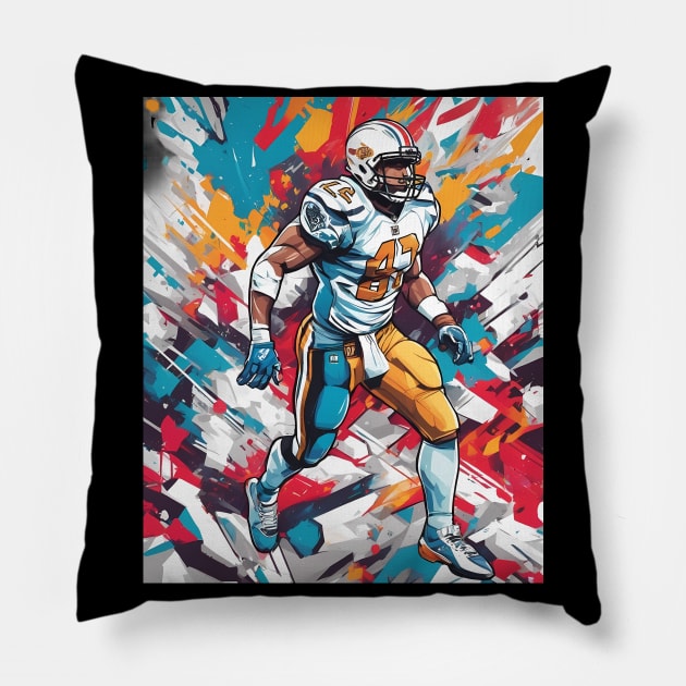 American Football Special Team Pillow by animegirlnft