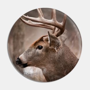 White-Tailed Deer Pin