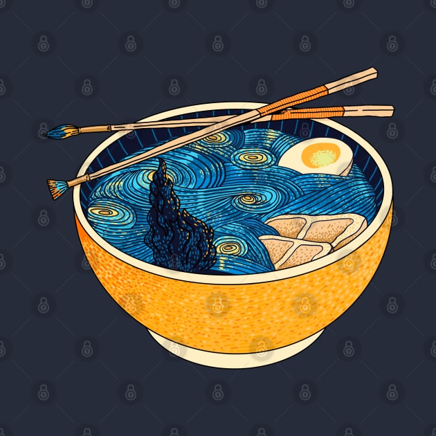 Starry Night Ramen by ppmid