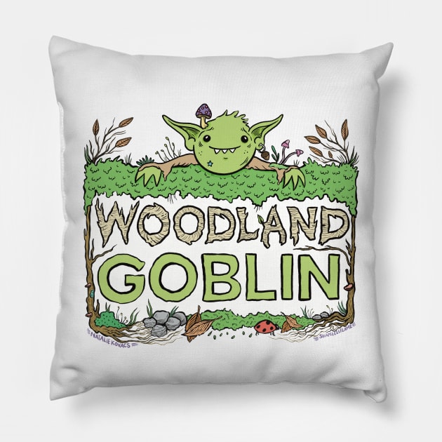 Woodland Goblin Pillow by shapelessflame