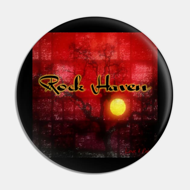 Rock Haven Love & Pain Album Cover Pin by Troyberto