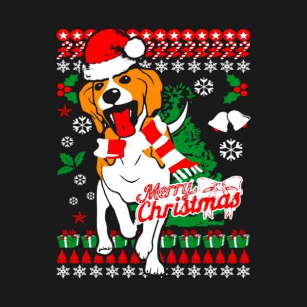 Beagle dog Ugly Christmas by D3monic