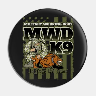 Military Working Dogs K9 Unit Pin