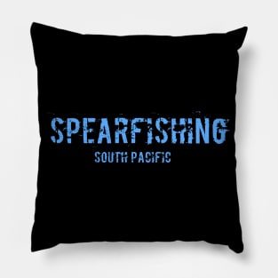 Spearfishing t-shirt Pillow