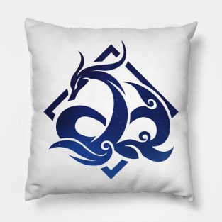 Genshin Impact Neuvillette Emblem - Constellation Pillow