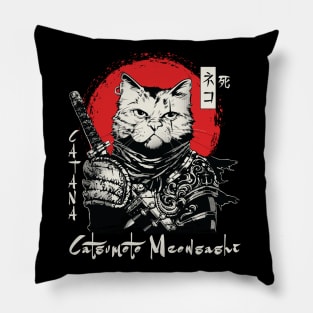 Catsumoto Meowsashi Pillow