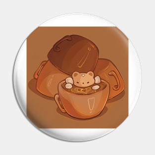 Cup of Cat Pin