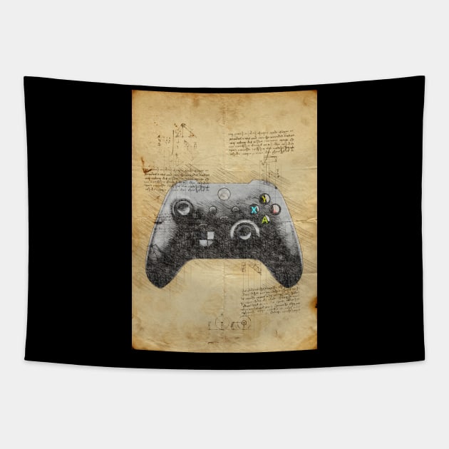 Gaming Controller Tapestry by Durro