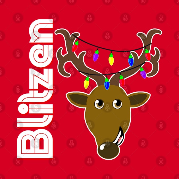 Family Christmas Photo "Blitzen" Design by TonTomDesignz