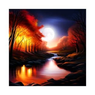 Moonlight by the creek T-Shirt