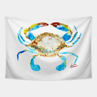 Blue Crab without splats by Jan Marvin Tapestry