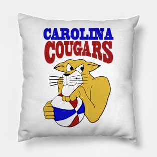 Retro Carolina Cougars Basketball 1969 Pillow