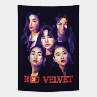 Red velvet kpop Tapestry