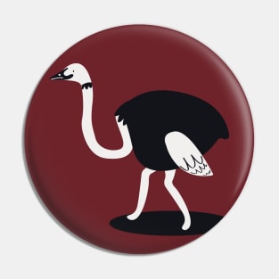 Ostrich Cute Cartoon Pin