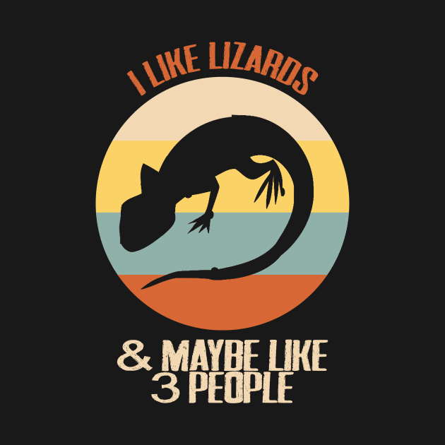 Lizard Retro Quote by Imutobi