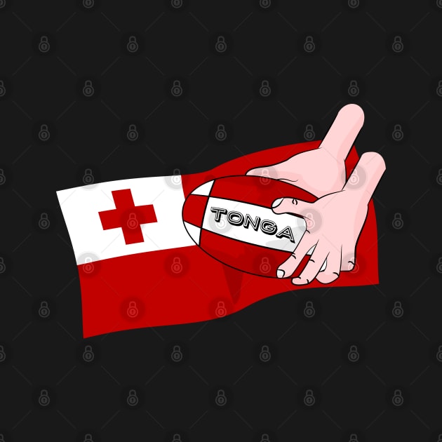 Tonga Rugby Flag by mailboxdisco