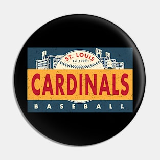 St Louis Cardinals Banner By Buck Originals Pin