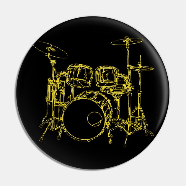 drums Pin by JahWorld