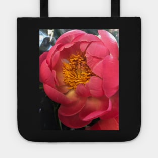 Outrageous Pink Peony Tote