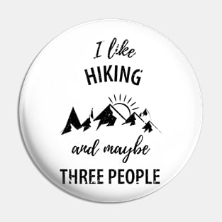 Mountains Hiking Pin