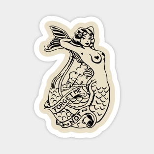 Mermaid Tattoo Shirt Magnet