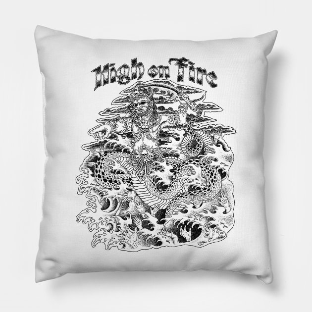 SERPENT Pillow by Mey X Prints