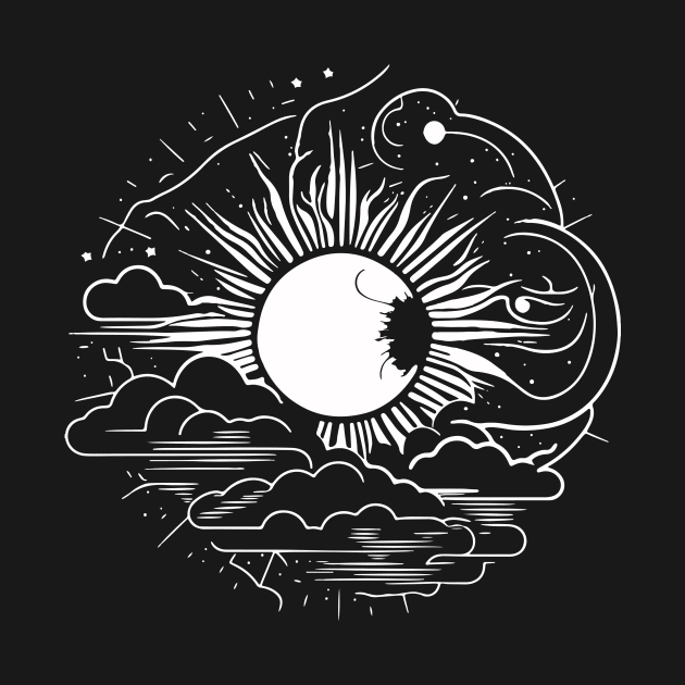 Get Your Astrology Shirt with the sun ! by kanisky