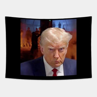 Trump Mugshot / Carbonite Tapestry