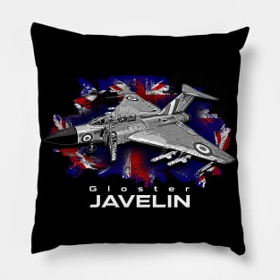 Gloster Javelin Interceptor Aircraft Pillow