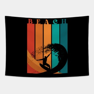 Beach. It's Always Summertime, Somewhere. Fun Time. Fun Summer, Beach, Sand, Surf Design. Tapestry