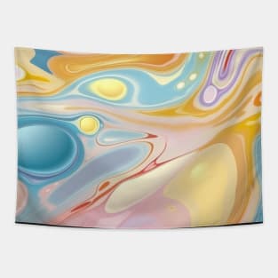 Abstract oil and water mix background Tapestry