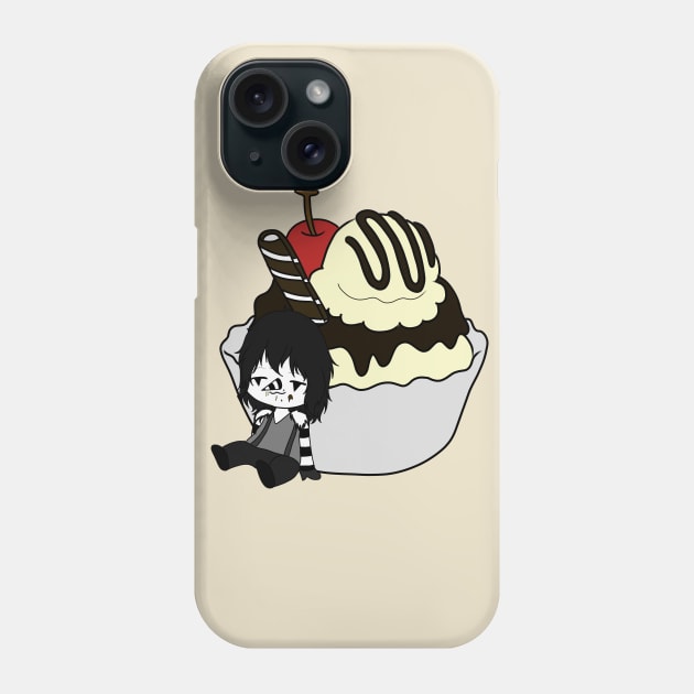 creepypasta food chibi (laughing jack) Phone Case by LillyTheChibi