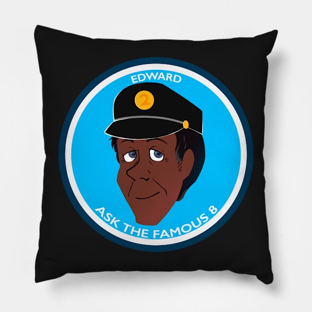 Edward Button - with text Pillow by sleepyhenry