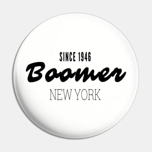 Boomer New York Pin