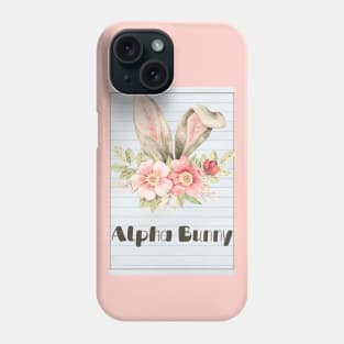 Alpha Bunny Phone Case