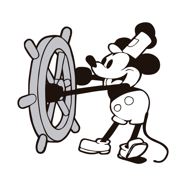 Steamboat Willie (Print front and back) by Producer