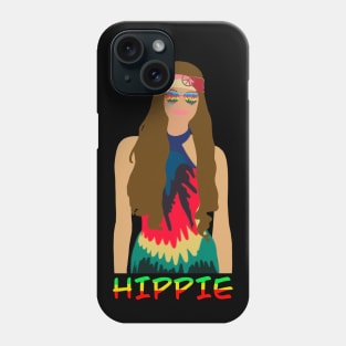 Hippie loveheart Phone Case