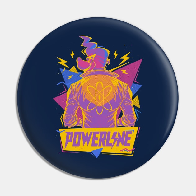 Powerline - Cool Animation Singer Pin by Studio Mootant