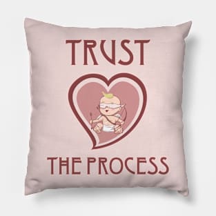 Cupid Trust the Process Pillow