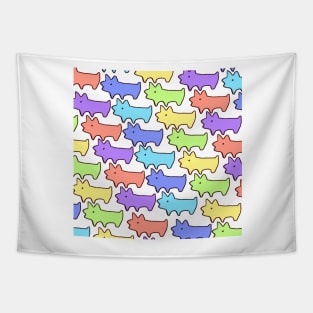 Rainbow Doggos Tapestry