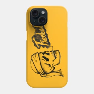 Freeballz Stoned Skull Black Phone Case