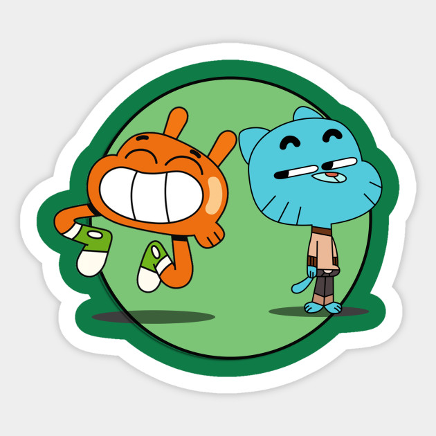 Gumball Darwin The Amazing World Of Gumball Sticker Teepublic