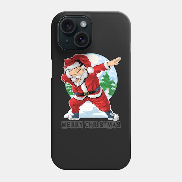 Dabbing Santa Claus Christmas Kids Boys Girls Dab Xmas Gifts Phone Case by Novelty-art