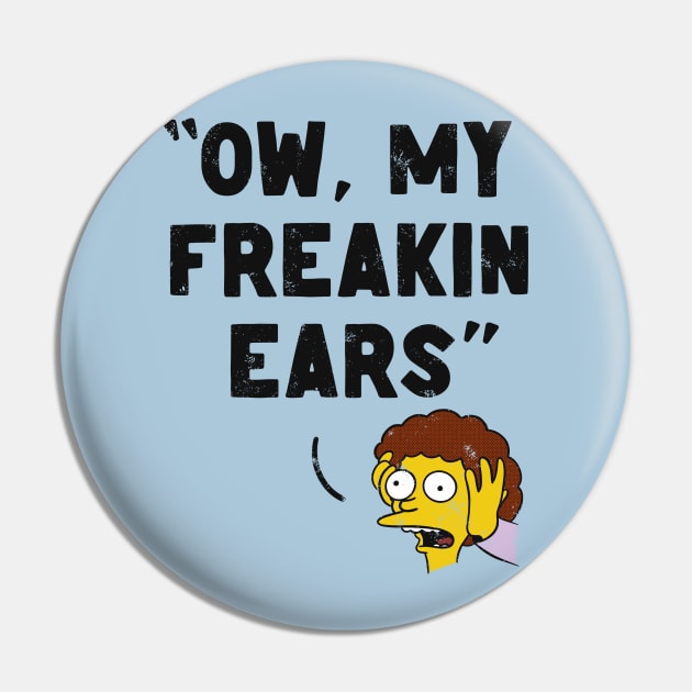 My Freakin Ears (full color) Pin by Zachterrelldraws