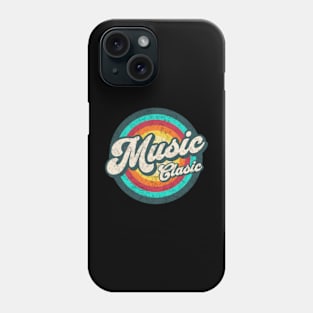 music clasic in color circle Phone Case