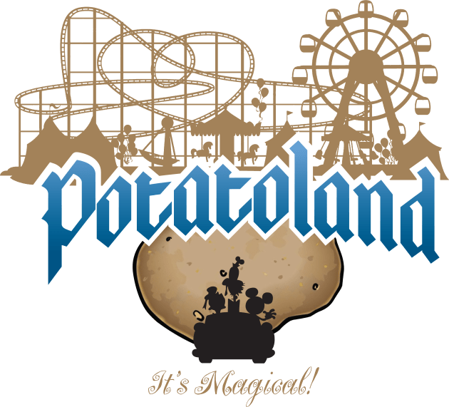 Potatoland Kids T-Shirt by MindsparkCreative