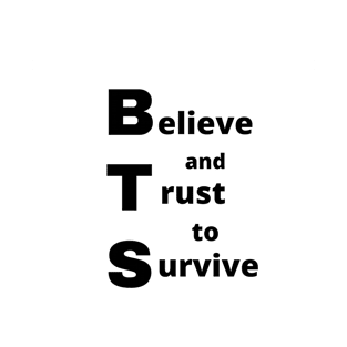Quotes for Life Believe Trust and Survive T-Shirt