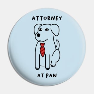 Attorney at Paw Pin