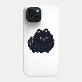 Black Pomeranian Phone Case